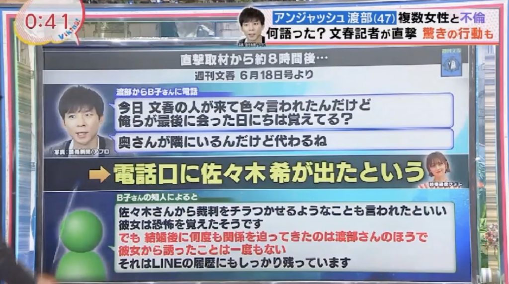 渡部建の不倫 佐々木希の電話口での反応が本気モード 離婚はなしで確定 New Journal